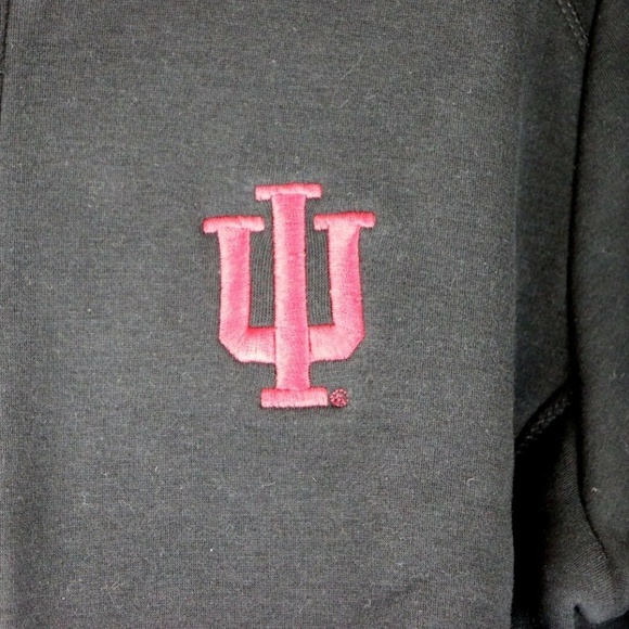 Indiana Hoosiers Team Script Full Zip Fleece Jacke - Picture 2 of 3